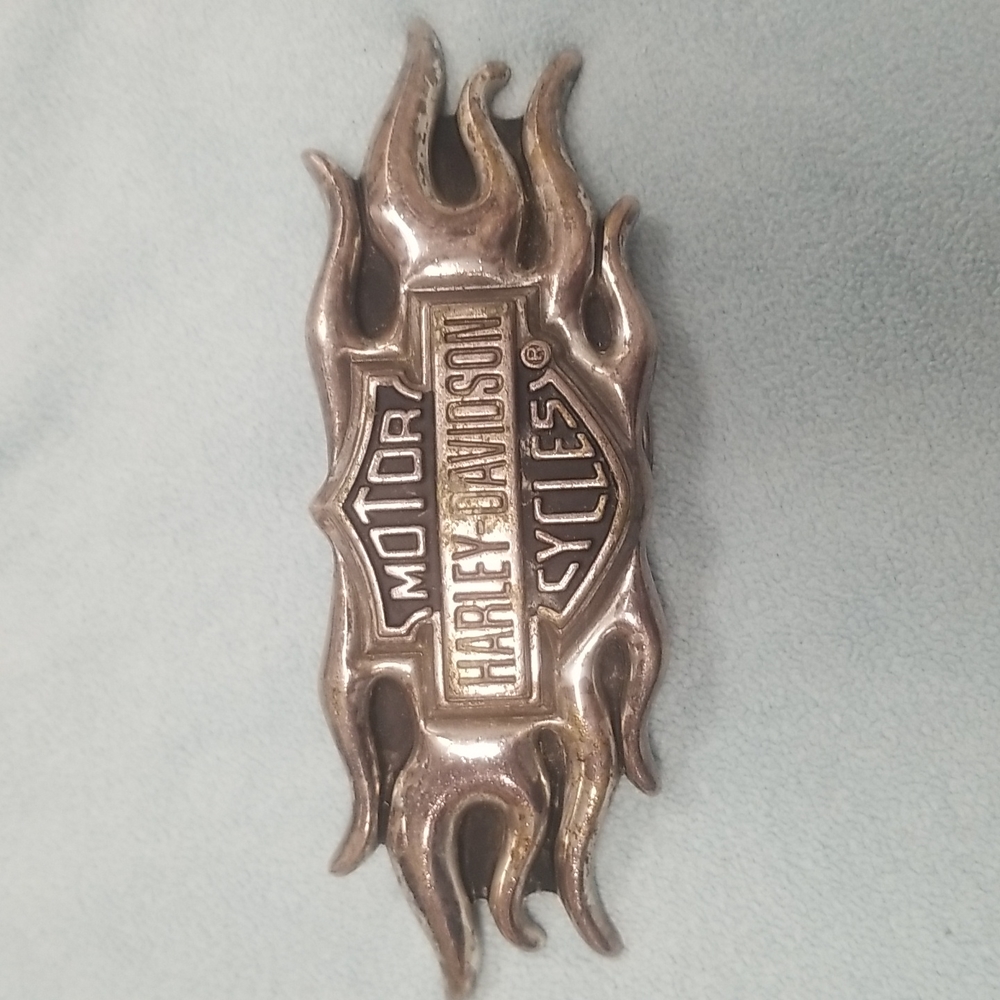 Harley Davidson Men's Flames Belt Buckle